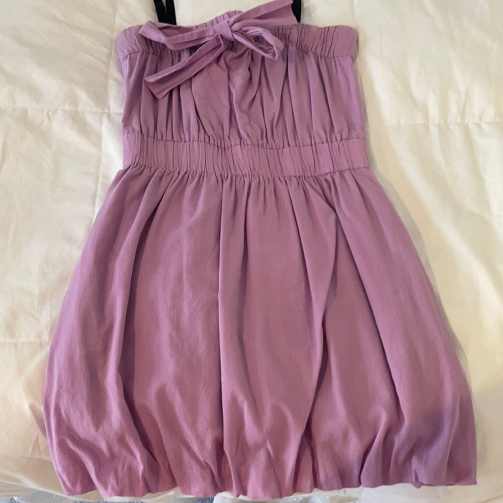 Jcrew lilac short bubble dress